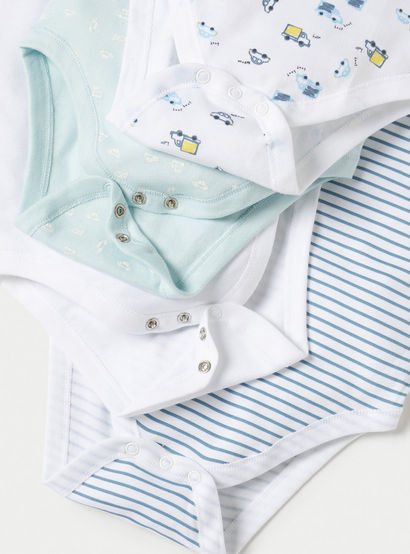 Juniors Printed Sleeveless Bodysuit - Set of 7-promo_babyshop_Buy2for115_UAE130126-image-4