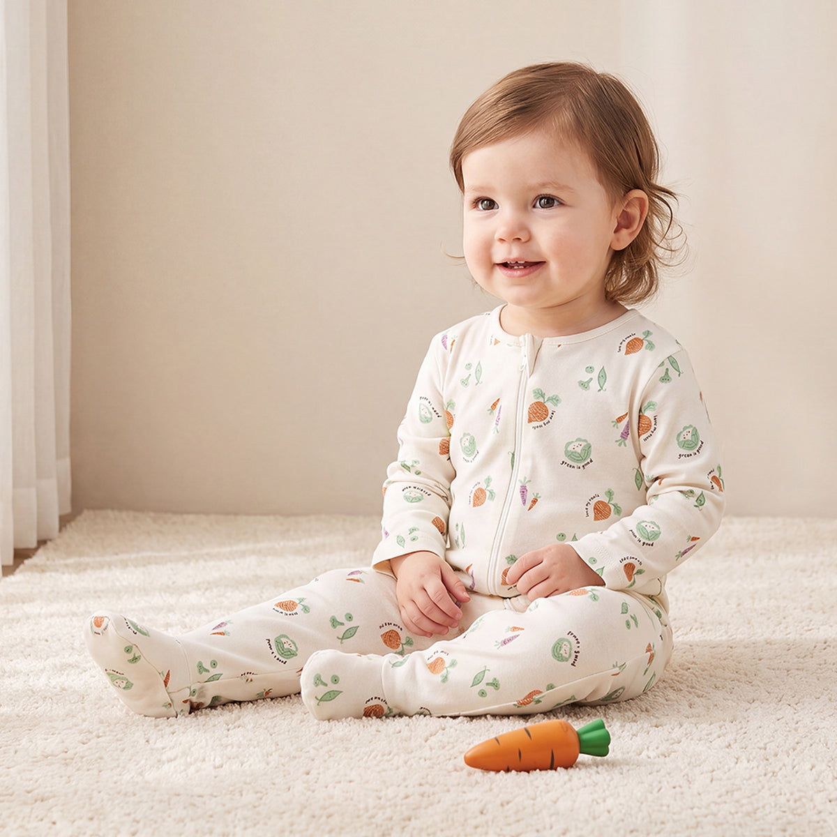Pack of 5 Juniors Cotton Round Neck Long Sleeves Sleepsuit with Assorted Print