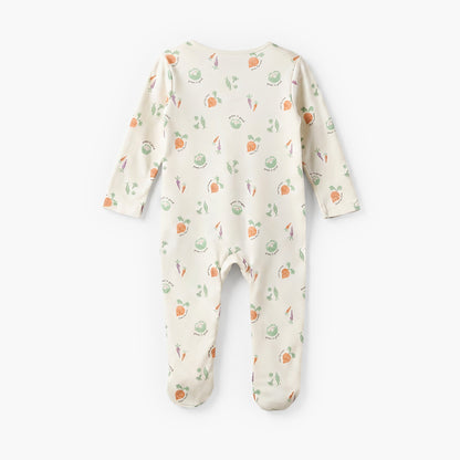 Pack of 5 Juniors Cotton Round Neck Long Sleeves Sleepsuit with Assorted Print