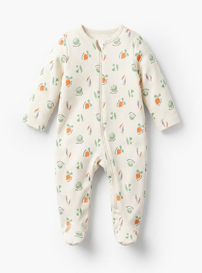 Pack of 5 Juniors Cotton Round Neck Long Sleeves Sleepsuit with Assorted Print-baby-boys-clothing-nightwear-sleepsuits-image-3