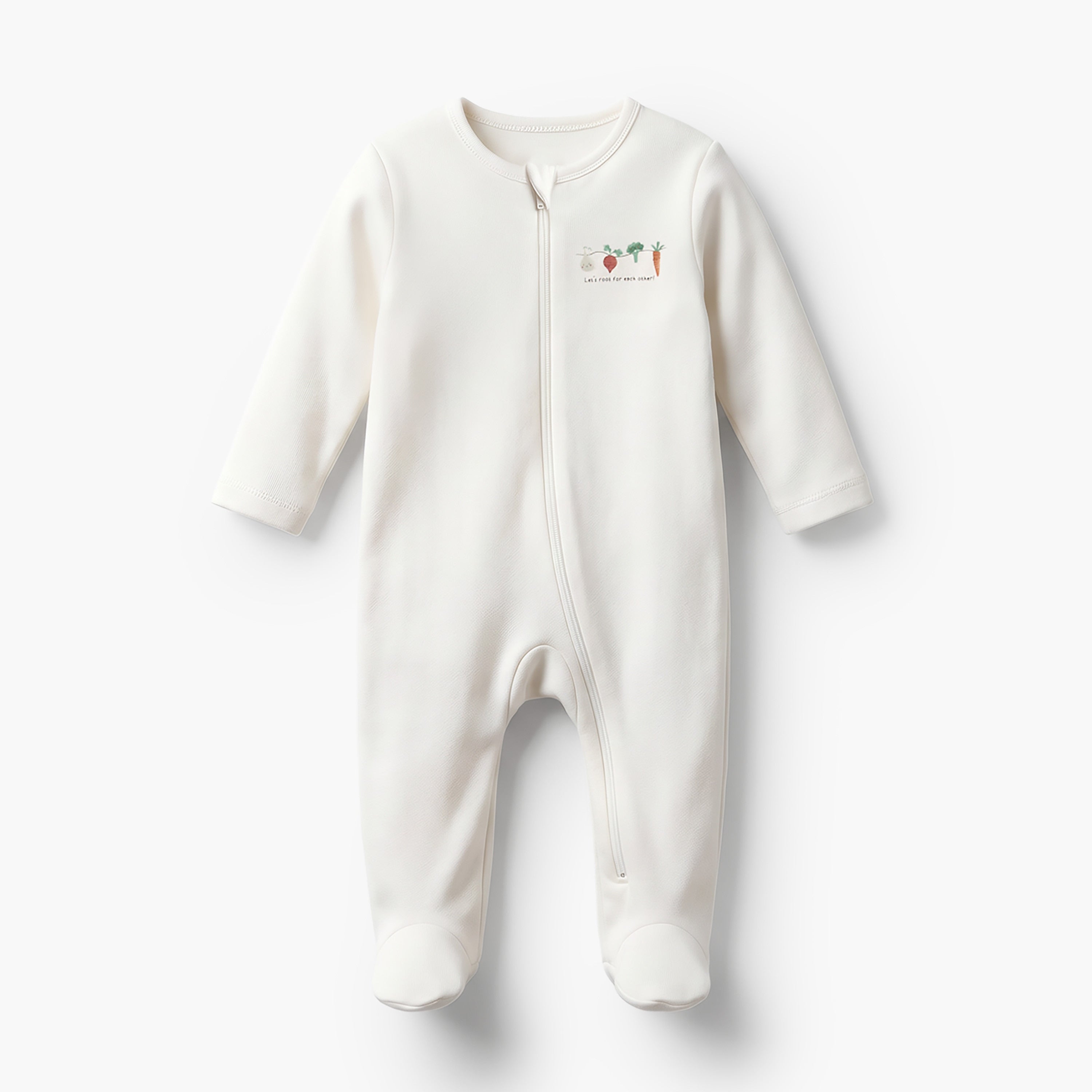 Pack of 5 Juniors Cotton Round Neck Long Sleeves Sleepsuit with Assorted Print