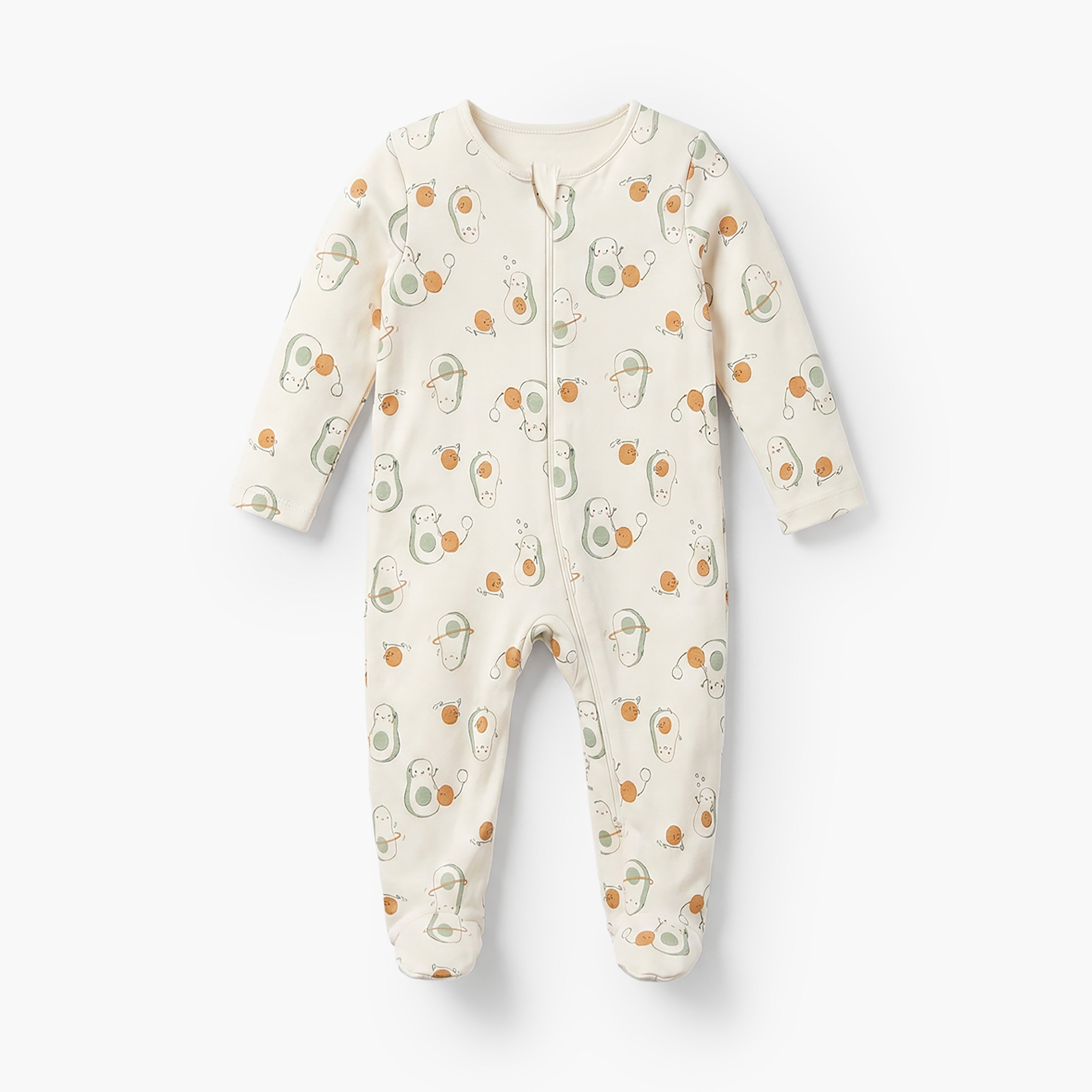 Pack of 5 Juniors Cotton Round Neck Long Sleeves Sleepsuit with Assorted Print