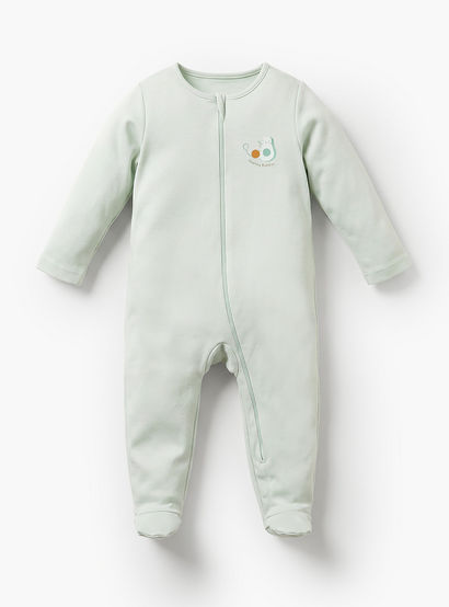 Pack of 5 Juniors Cotton Round Neck Long Sleeves Sleepsuit with Assorted Print-baby-boys-clothing-nightwear-sleepsuits-image-6
