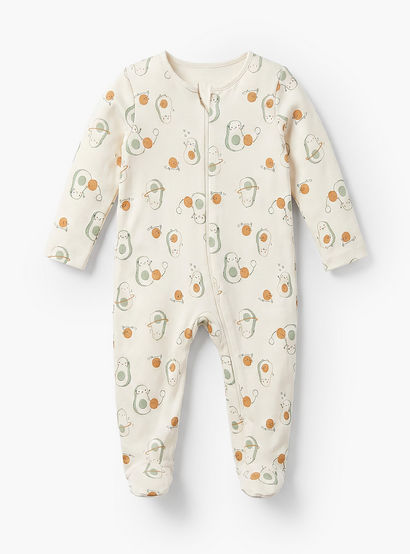Pack of 5 Juniors Cotton Round Neck Long Sleeves Sleepsuit with Assorted Print-baby-boys-clothing-nightwear-sleepsuits-image-7