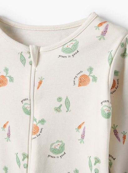 Pack of 5 Juniors Cotton Round Neck Long Sleeves Sleepsuit with Assorted Print-baby-boys-clothing-nightwear-sleepsuits-image-9