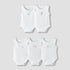 Pack of 5 Juniors Round Neck Sleeveless Bodysuit with Print - White / 12-18 mths