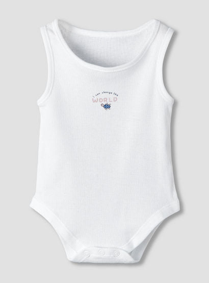 Pack of 5 Juniors Round Neck Sleeveless Bodysuit with Print-baby-boys-clothing-multipacks-image-3