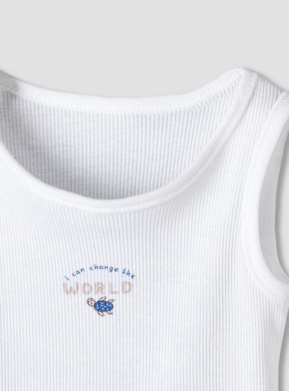 Pack of 5 Juniors Round Neck Sleeveless Bodysuit with Print-baby-boys-clothing-multipacks-image-8
