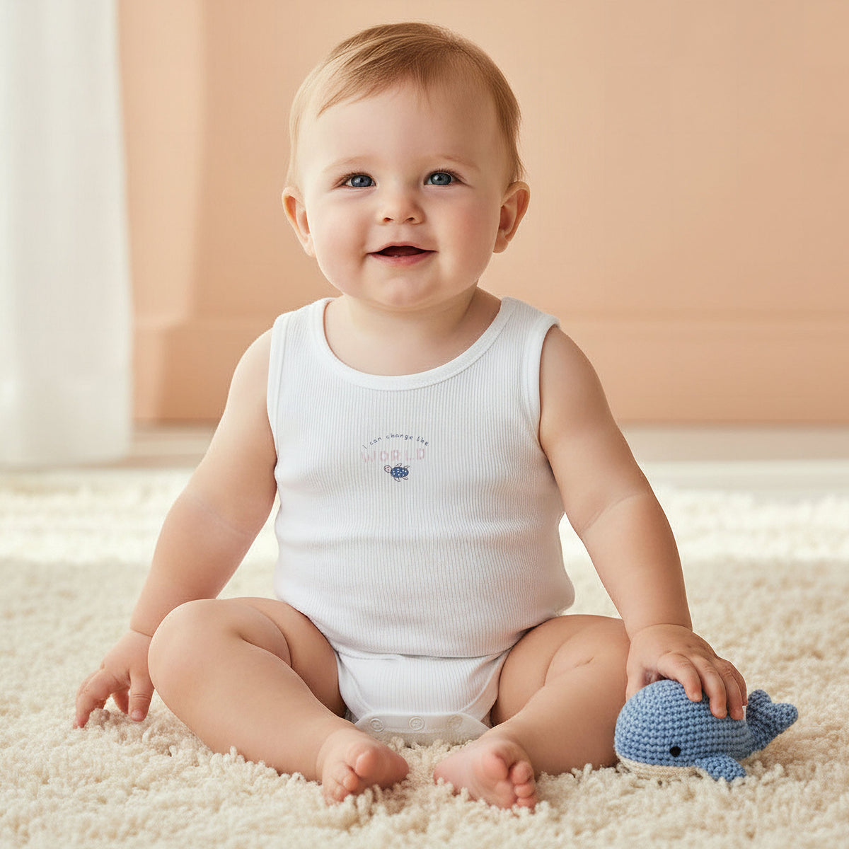 Pack of 5 Juniors Round Neck Sleeveless Bodysuit with Print