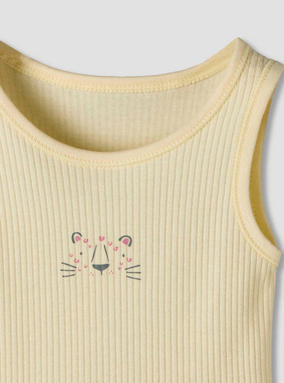 Pack of 5 Juniors Round Neck Sleeveless Bodysuit with Ribbed Design-baby-boys-clothing-multipacks-image-8