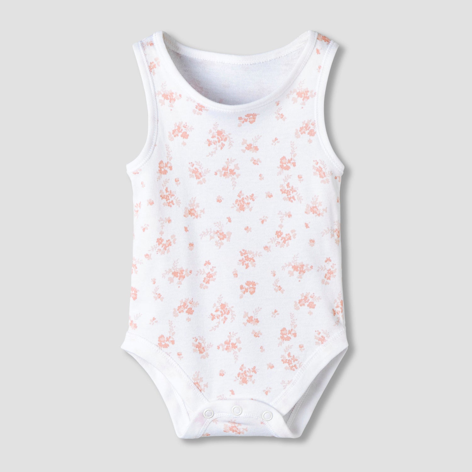 Pack of 7 Juniors Round Neck Sleeveless Bodysuit with Fun Prints
