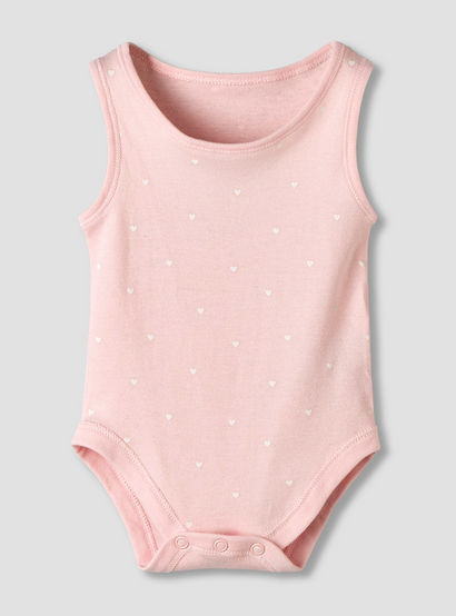 Pack of 7 Juniors Round Neck Sleeveless Bodysuit with Fun Prints-baby-girls-clothing-bodysuits-image-4