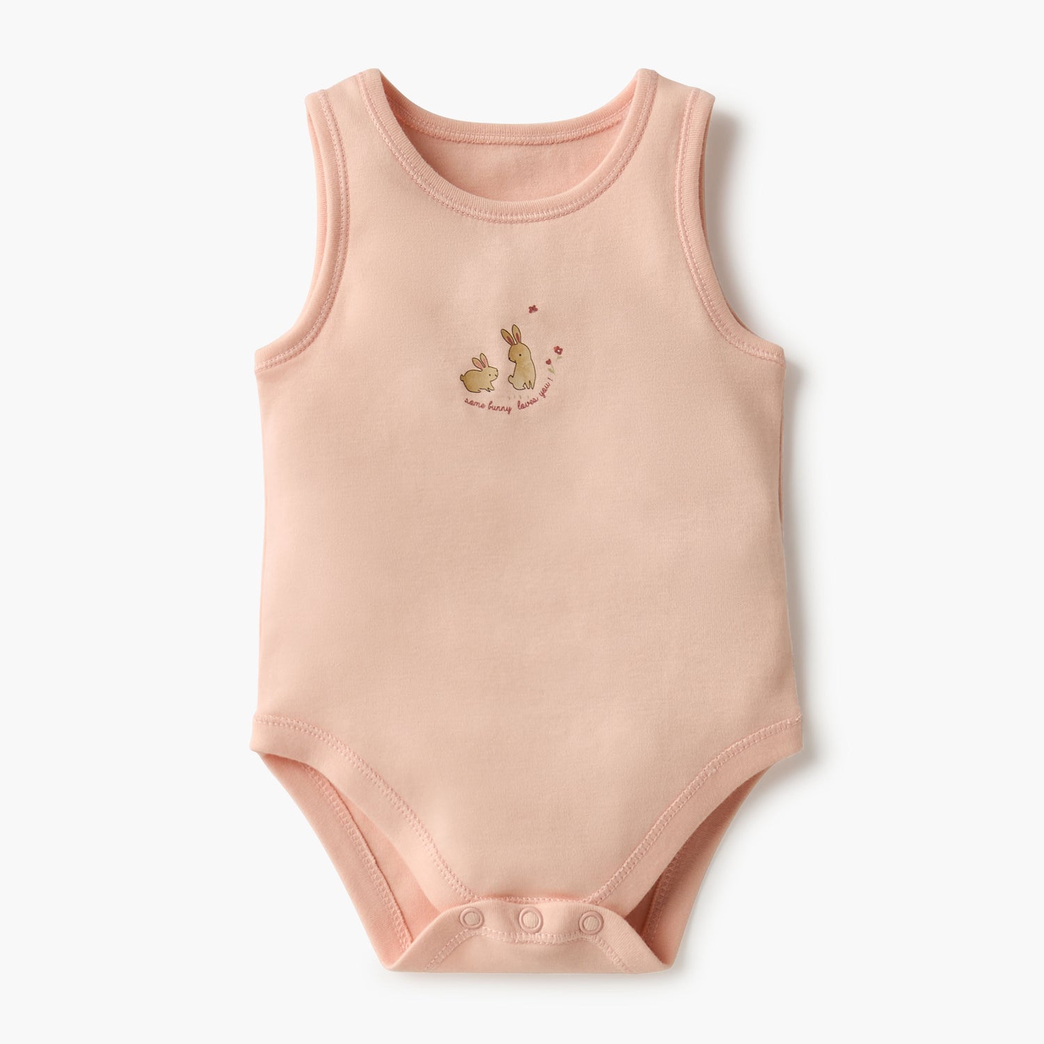 Juniors Printed Sleeveless Bodysuit with Button Closure - Set of 4