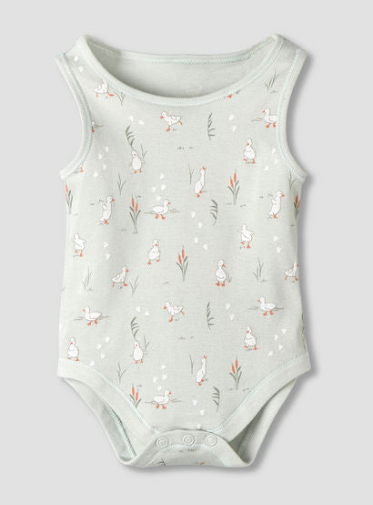 Pack of 7 Juniors Cotton Round Neck Sleeveless Bodysuit with Fun Prints-baby-girls-clothing-bodysuits-image-3