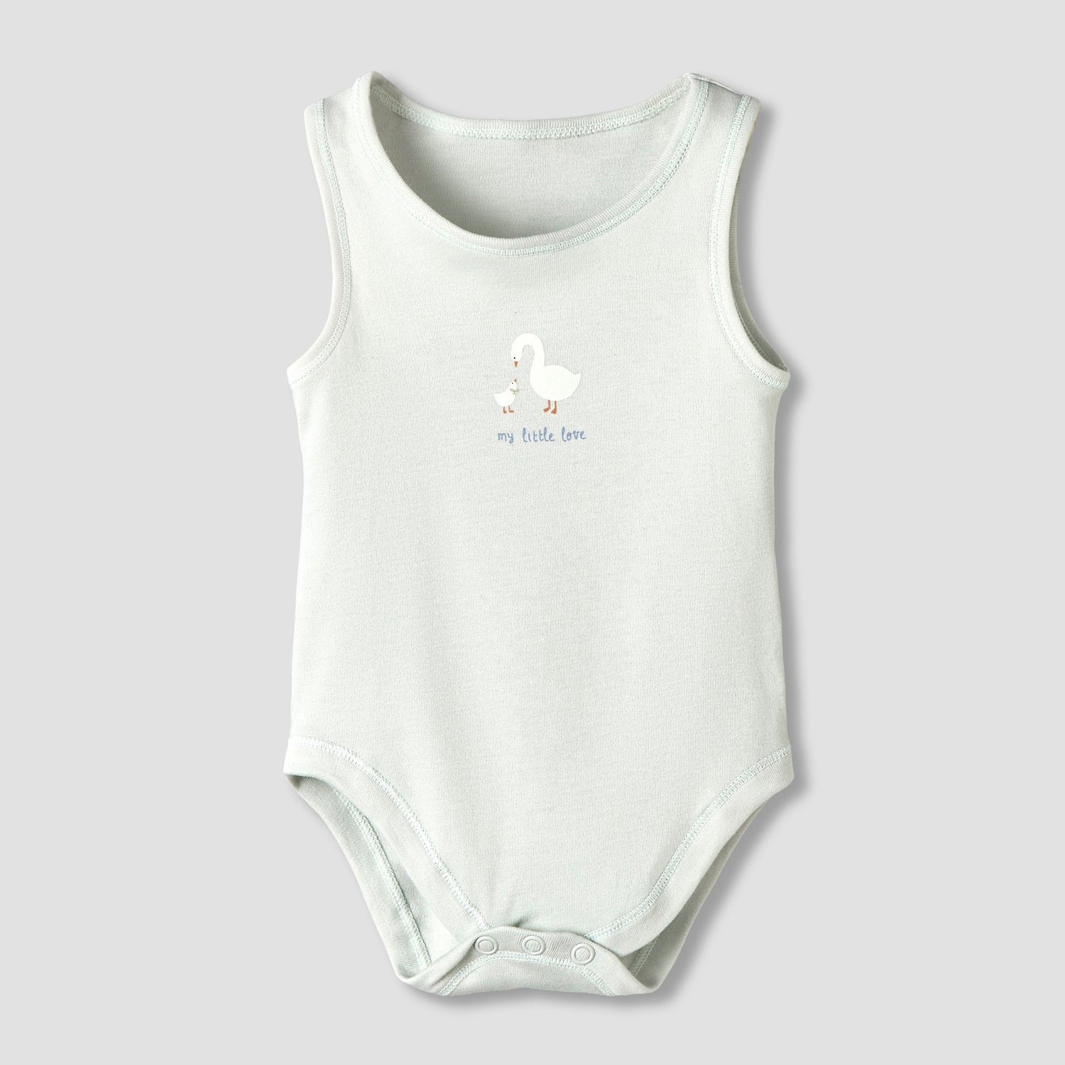 Pack of 7 Juniors Cotton Round Neck Sleeveless Bodysuit with Fun Prints