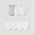 Pack of 7 Juniors Round Neck Sleeveless Bodysuit with Fun Prints - Grey / 12-18 mths