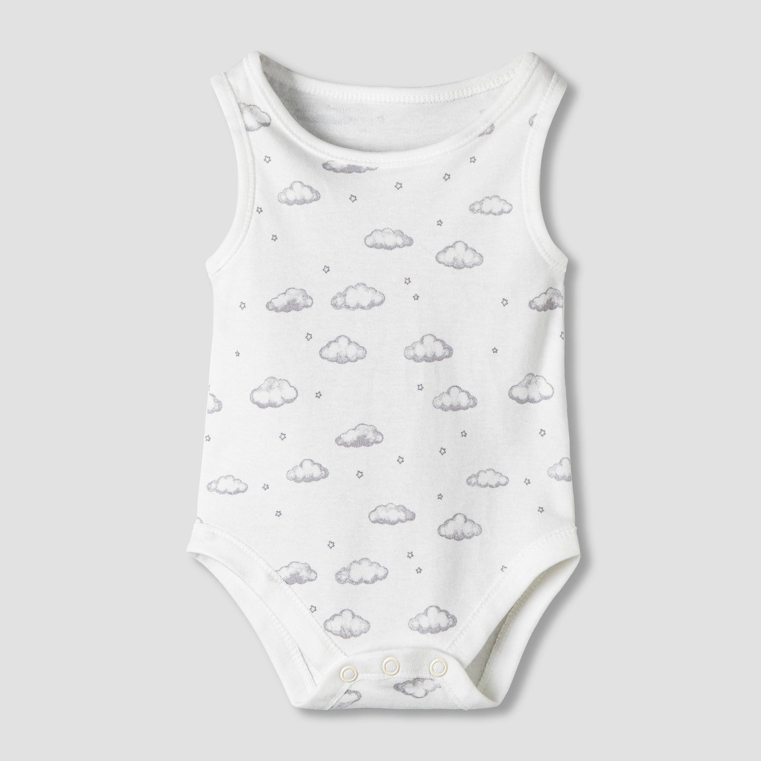 Pack of 7 Juniors Round Neck Sleeveless Bodysuit with Fun Prints