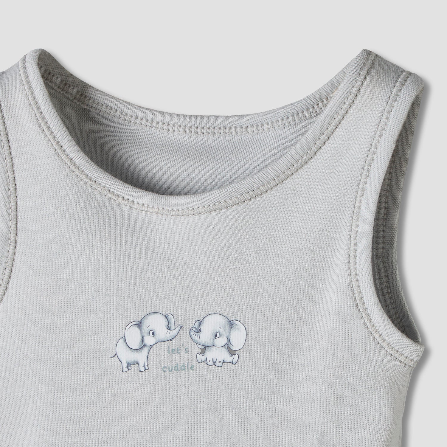 Pack of 7 Juniors Round Neck Sleeveless Bodysuit with Fun Prints