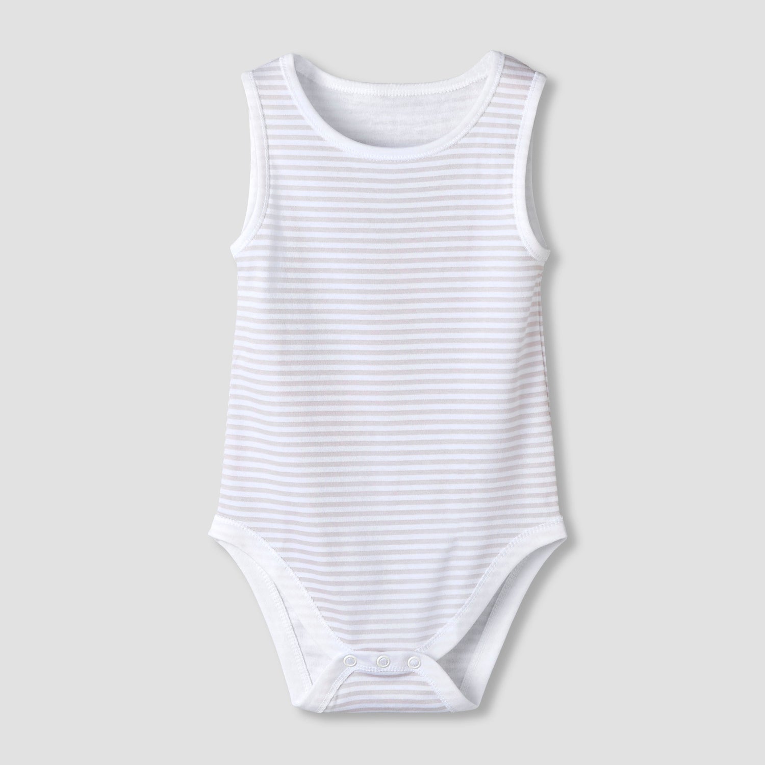 Pack of 7 Juniors Round Neck Sleeveless Bodysuit with Fun Prints