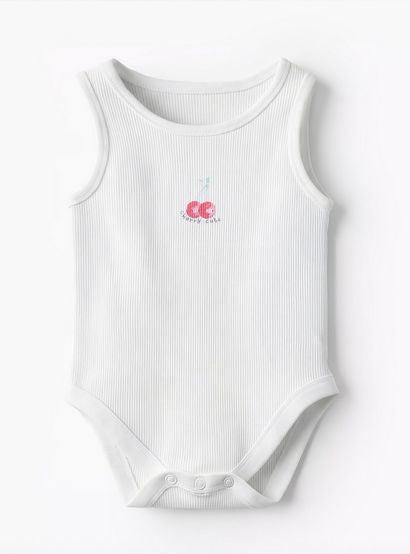 Pack of 10 Juniors Round Neck Sleeveless Bodysuit with Fruits Print-baby-boys-clothing-multipacks-image-6