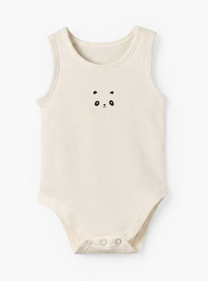 Pack of 7 Juniors Cotton Round Neck Sleeveless Bodysuit with Snap Button Closure-baby-girls-clothing-bodysuits-image-9