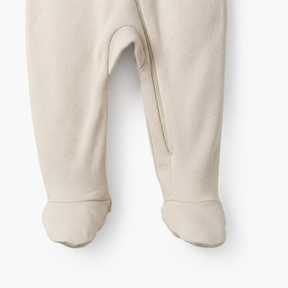 Pack of 7 Juniors Cotton Round Neck Long Sleeves Sleepsuit with Zip Closure