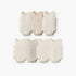 Pack of 7 Juniors Cotton Round Neck Sleeveless Bodysuit with Snap Button Closure - Beige / 18-24 mths