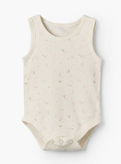 Pack of 7 Juniors Cotton Round Neck Sleeveless Bodysuit with Snap Button Closure-baby-girls-clothing-bodysuits-image-3