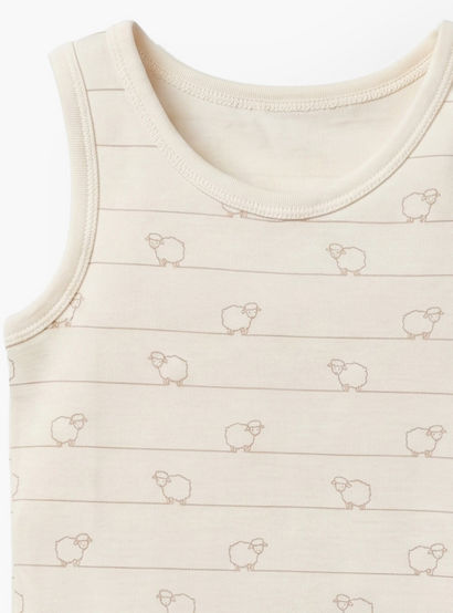 Pack of 7 Juniors Cotton Round Neck Sleeveless Bodysuit with Snap Button Closure-baby-girls-clothing-bodysuits-image-7