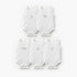 Pack of 5 Juniors Crew Neck Sleeveless Bodysuit with Print - White / 18-24 mths