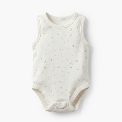 Pack of 5 Juniors Crew Neck Sleeveless Bodysuit with Assorted Print - image 2