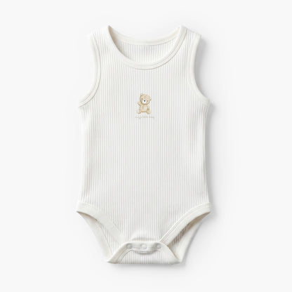 Pack of 5 Juniors Crew Neck Sleeveless Bodysuit with Assorted Print - image 3