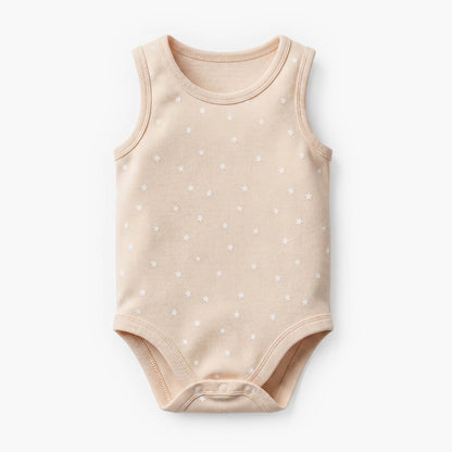Pack of 5 Juniors Crew Neck Sleeveless Bodysuit with Assorted Print - image 6