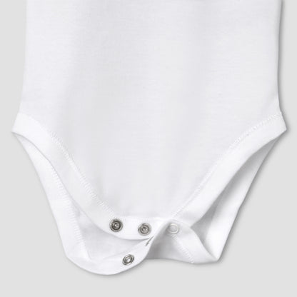 Set of 7 Juniors Round Neck Sleeveless Bodysuit with Elephant Print