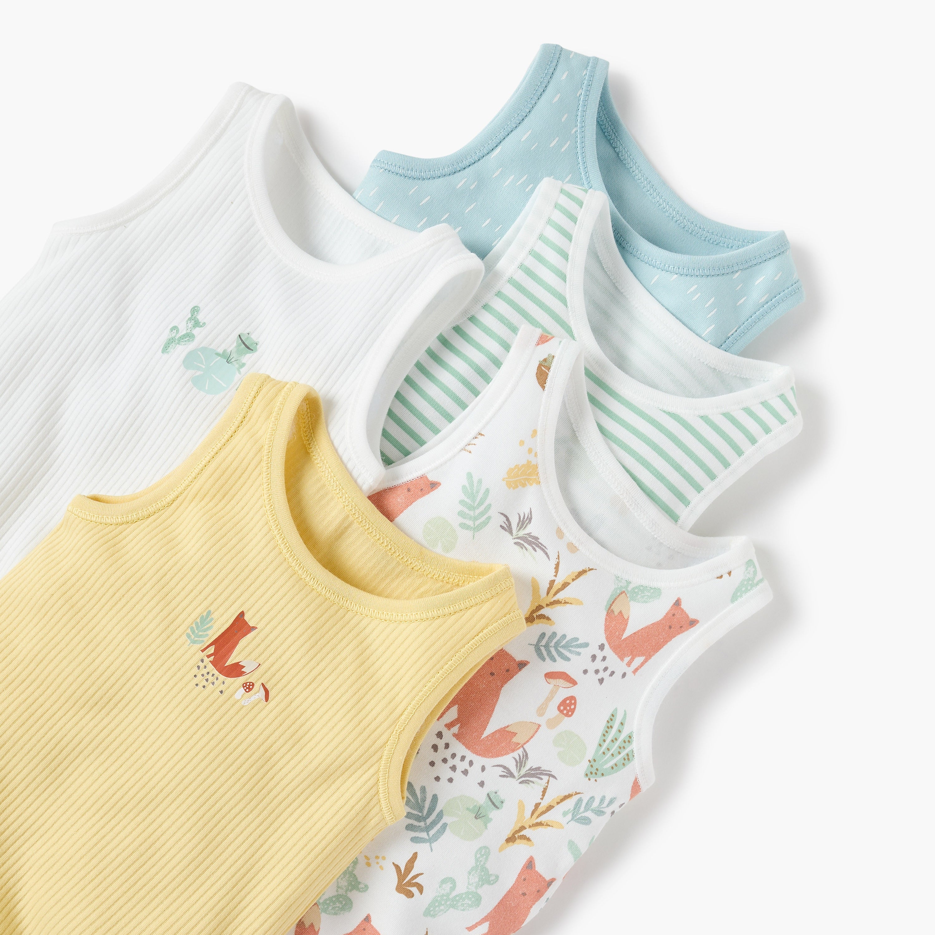Juniors Assorted Sleeveless Bodysuit - Set of 5