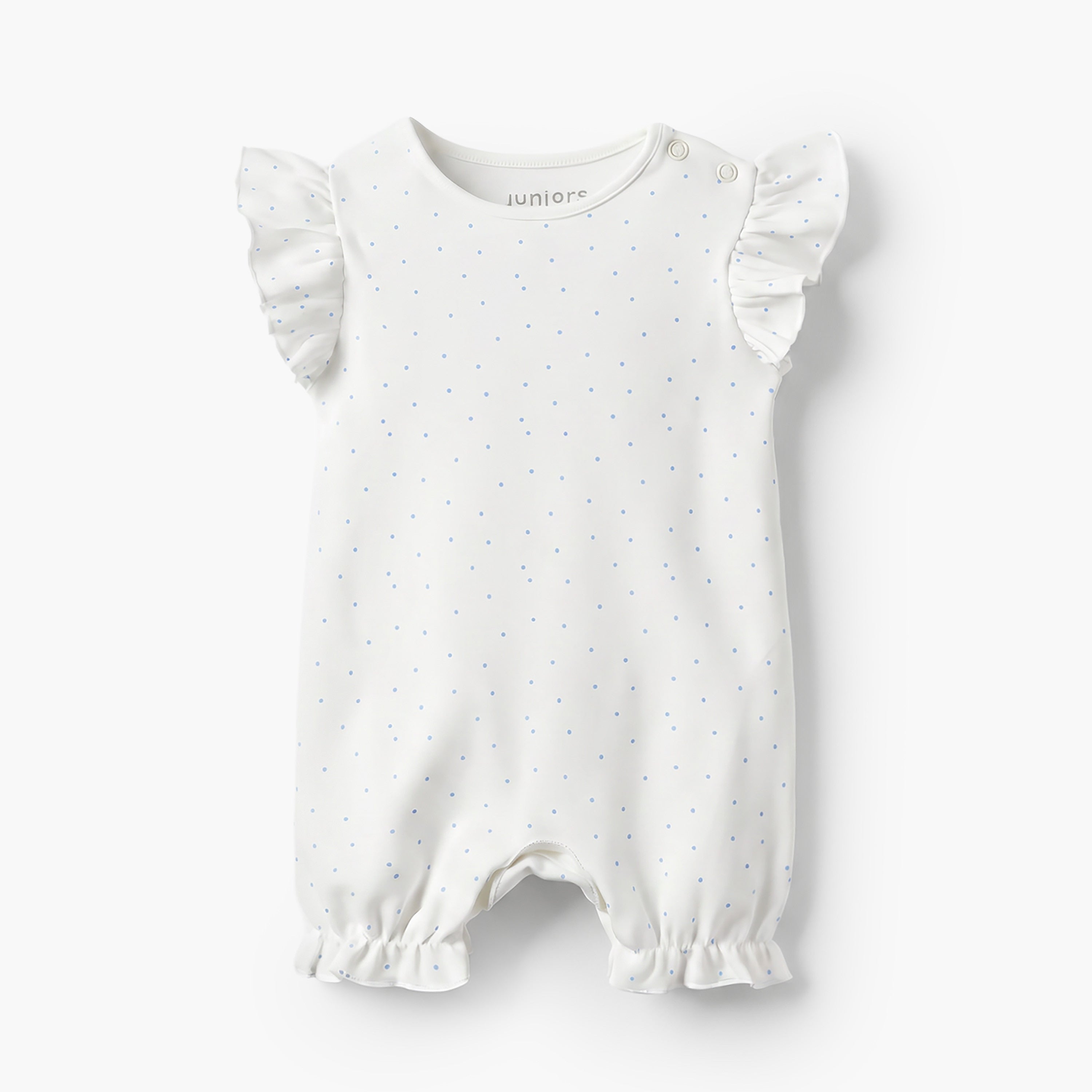Pack of 4 Juniors Round Neck Short Sleeves Romper with Print