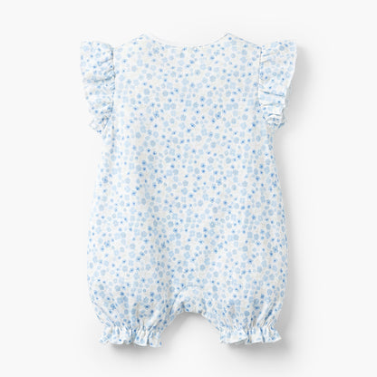 Pack of 4 Juniors Round Neck Short Sleeves Romper with Print