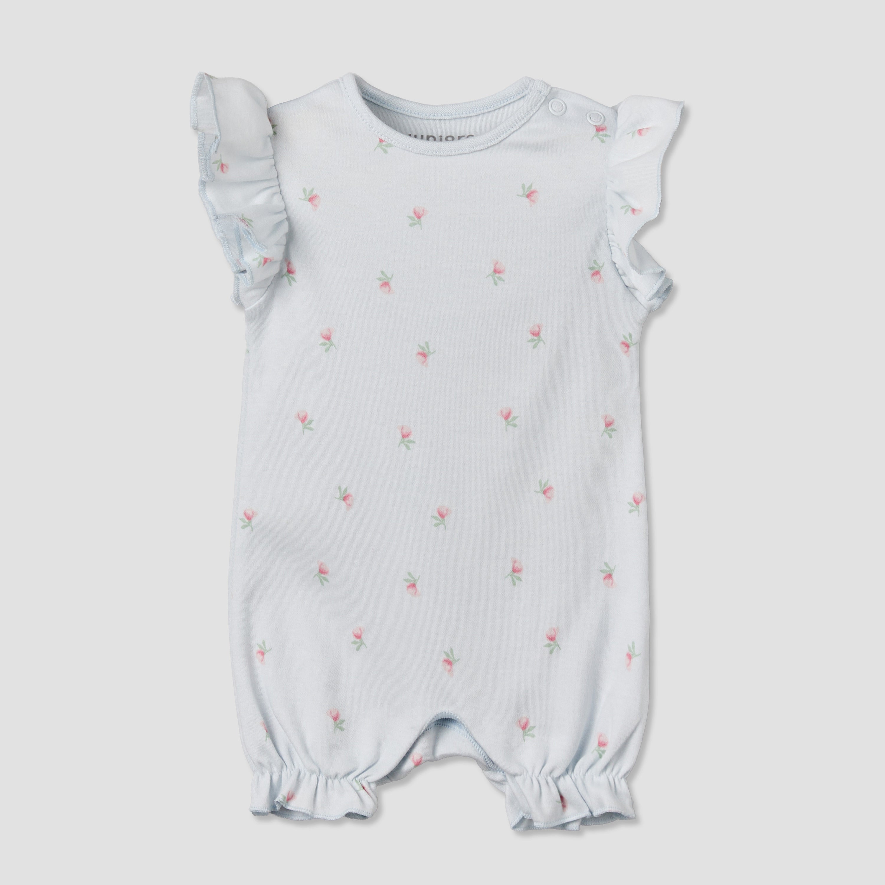 Pack of 4 Juniors Round Neck Short Sleeves Romper with Assorted Prints