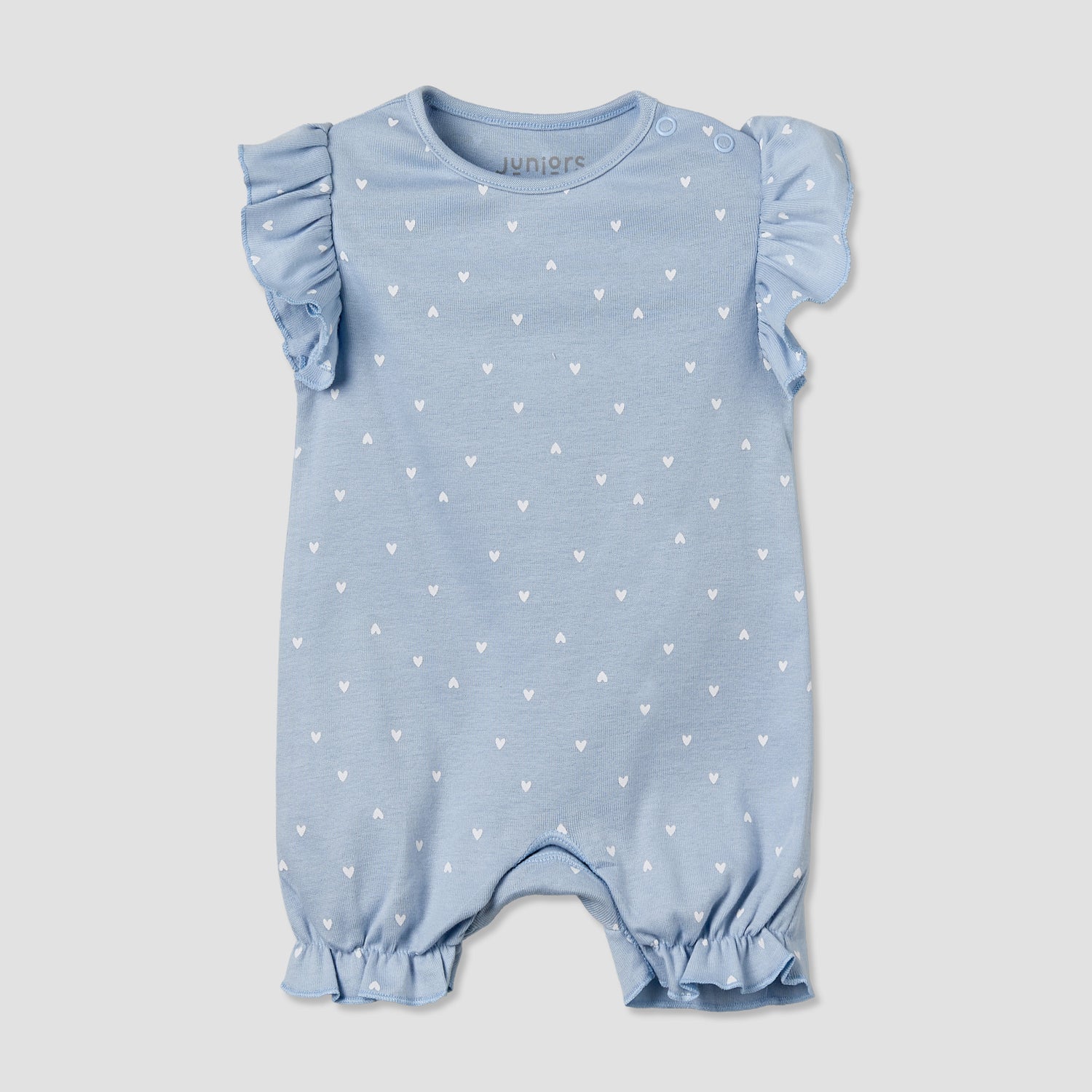 Pack of 4 Juniors Round Neck Short Sleeves Romper with Assorted Prints