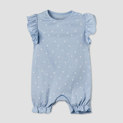 Pack of 4 Juniors Round Neck Short Sleeves Romper with Assorted Prints