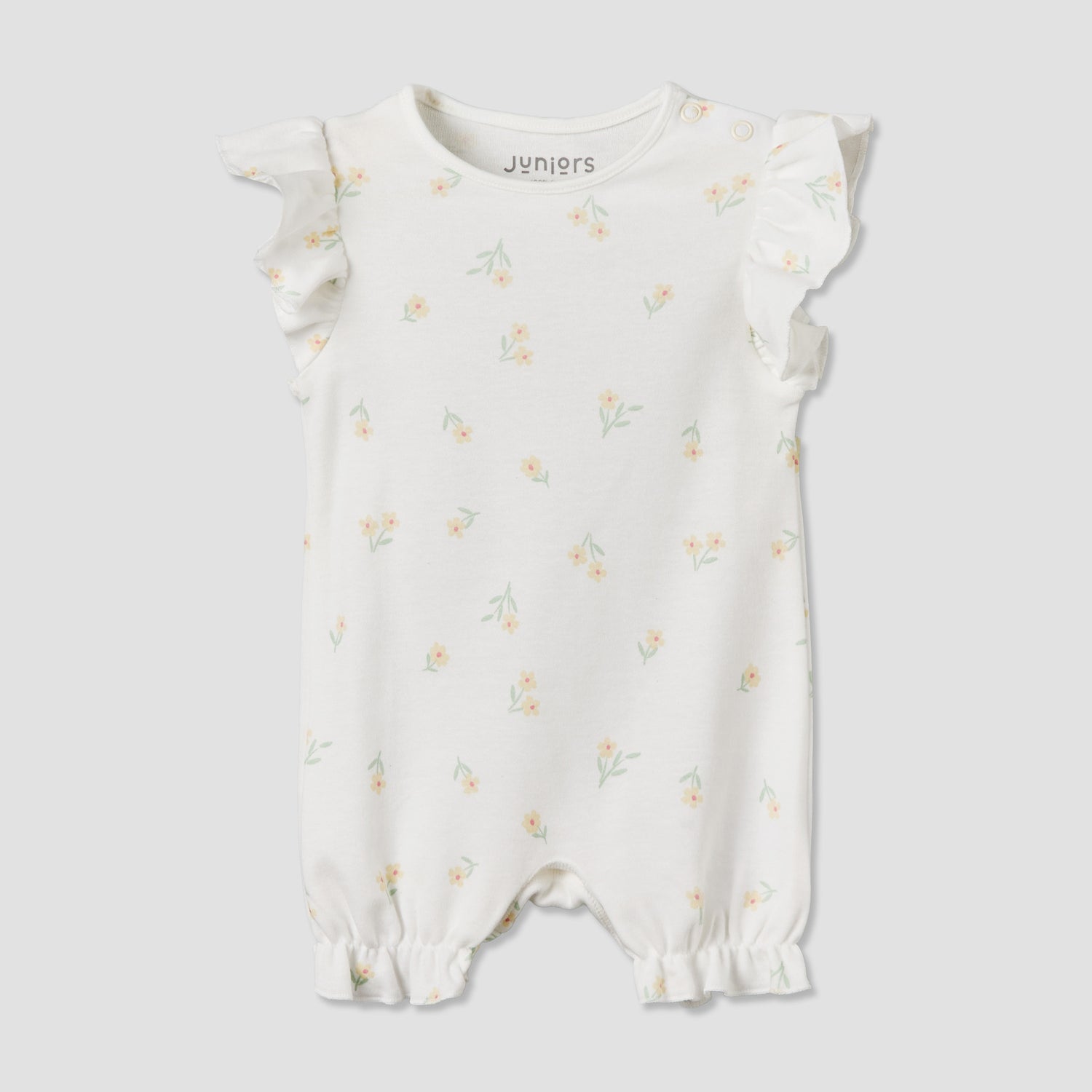 Pack of 4 Juniors Round Neck Short Sleeves Romper with Assorted Prints