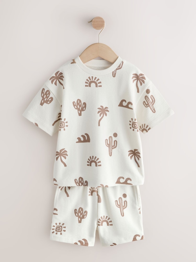 Neutral/Blue/White Cactus