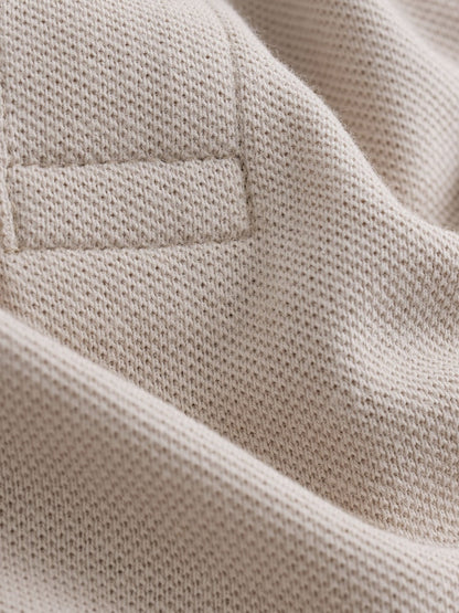 Neutral Short Sleeve Polo Shirt and Shorts Set (3mths-7yrs)