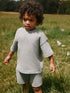 Sage Green Textured Short Sleeve T-Shirt and Shorts Set (3mths-7yrs) - Sage Green / 12-18 Months (80-86cm)