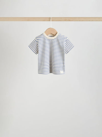 Blue Short Sleeve Baby T-Shirts 4 Pack (0mths-2yrs)