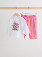 Ecru Seminal X Car Pintos Baby T-Shirt And Joggers Set (0mths-2yrs) - Size Up to 1 Month (56cm)