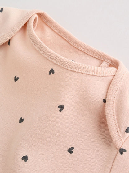 Neutral Short Sleeve Bodysuits 5 Pack
