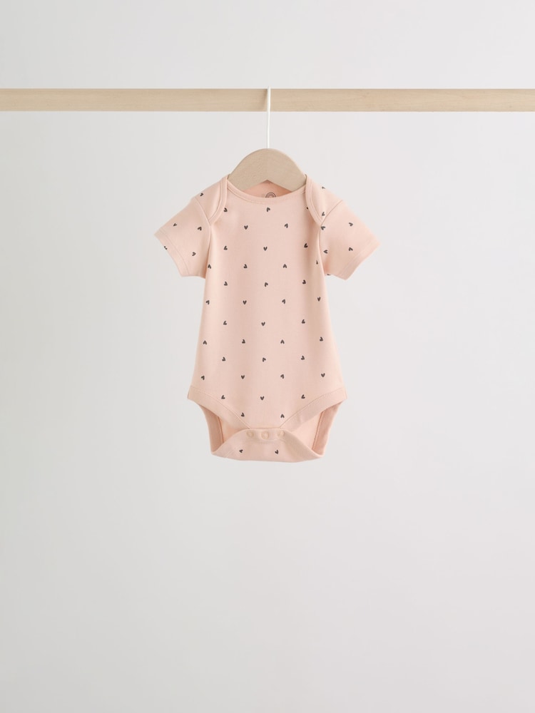 Neutral Short Sleeve Bodysuits 5 Pack