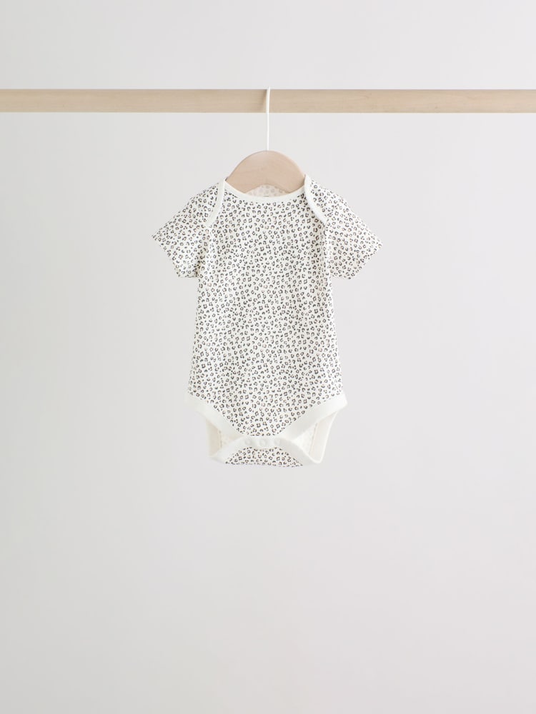 Neutral Short Sleeve Bodysuits 5 Pack
