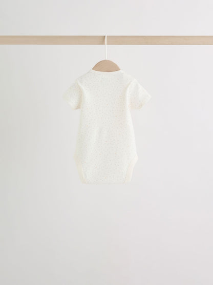 Neutral Short Sleeve Bodysuits 5 Pack